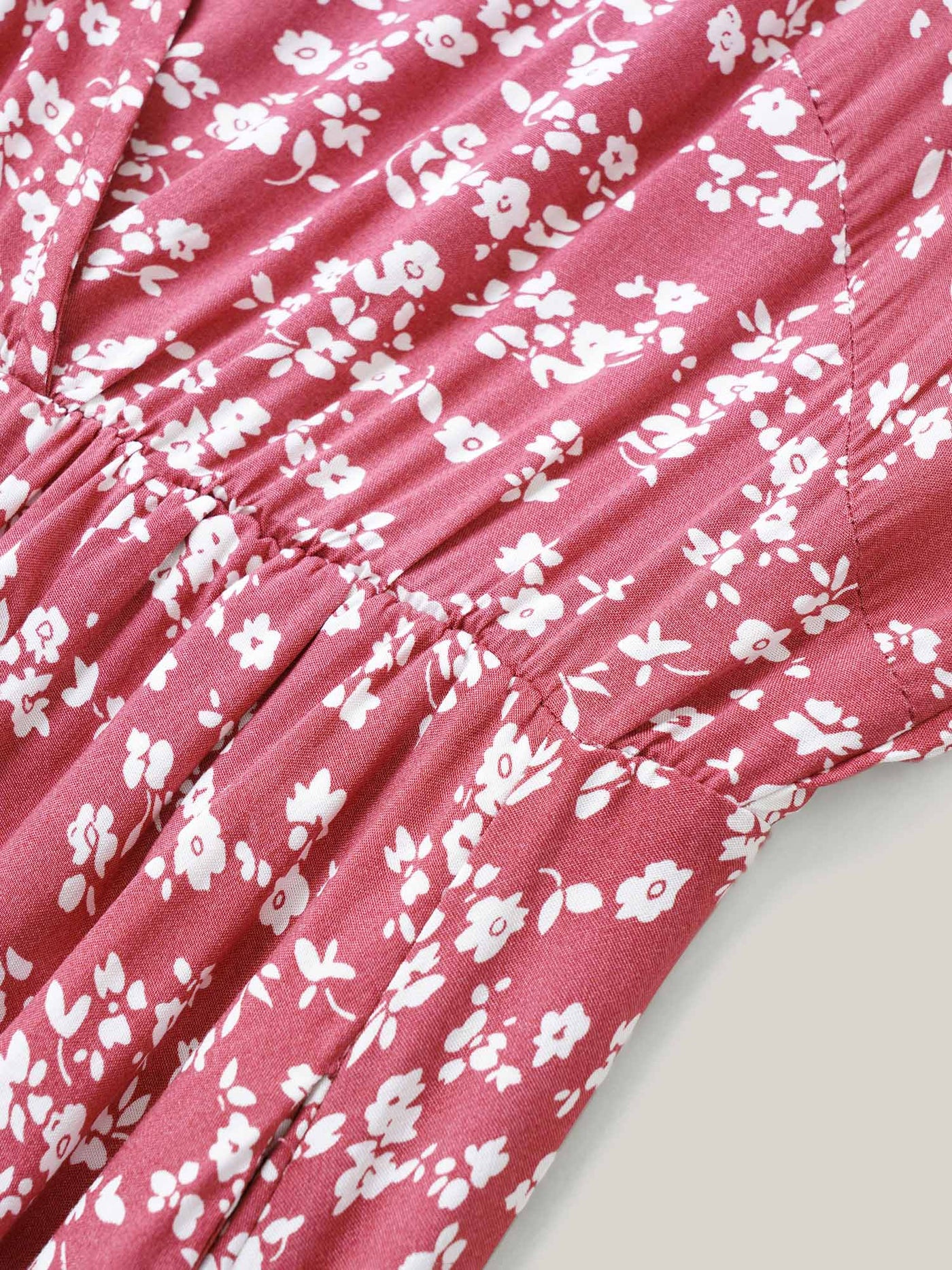 Bloom Dress - Flutter Sleeve Ditsy Floral Pocket Split Maxi Dress