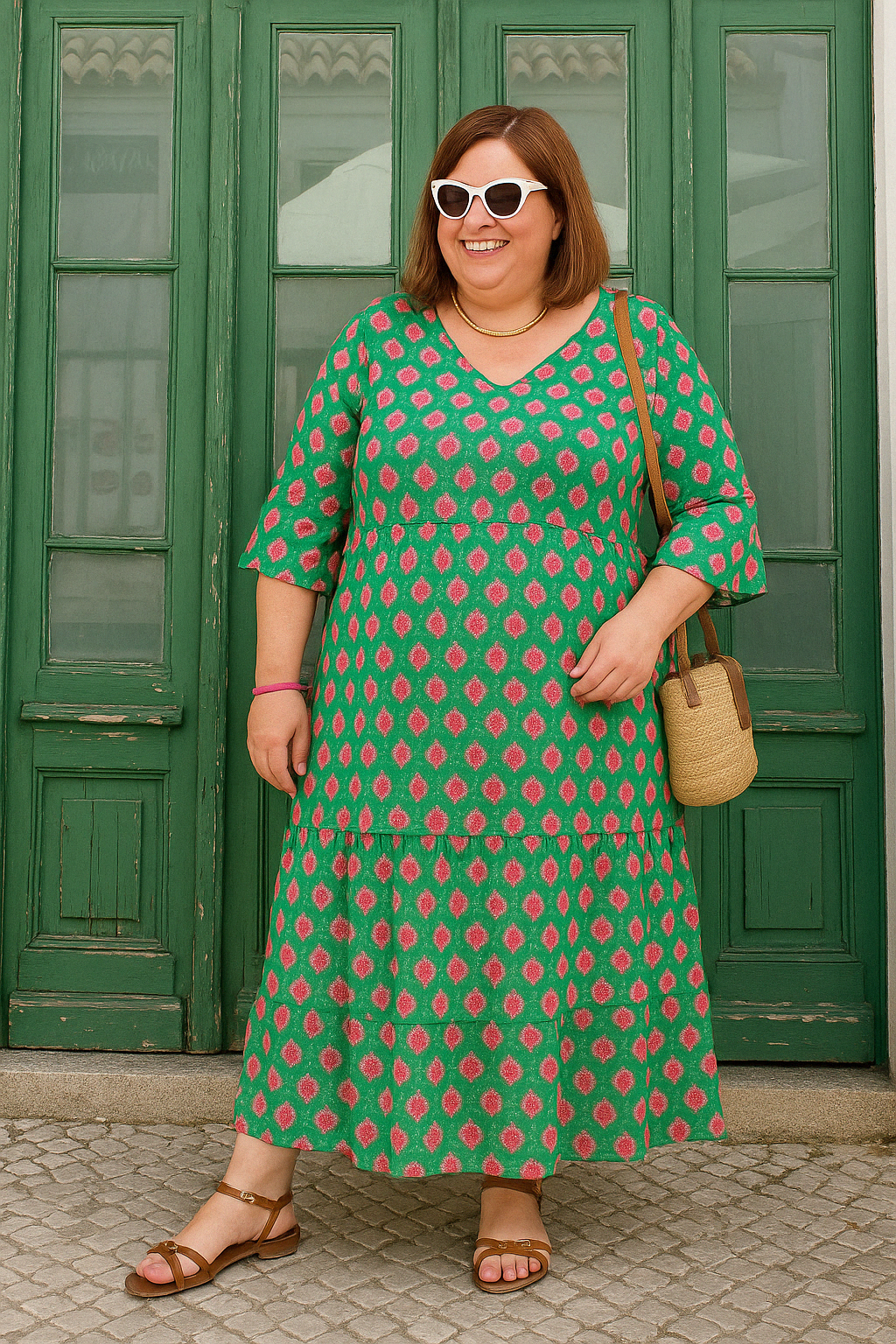 Bohemian Long Tummy Covering Dress | IRIS