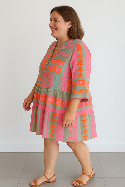 Vintage Tummy Covering Dress | LAVENDER