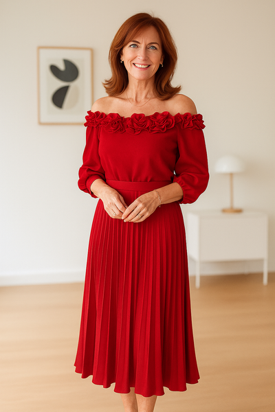 Aria | Stunning Off Shoulder Maxi Dress