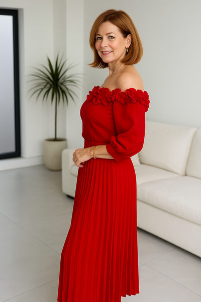 Aria | Stunning Off Shoulder Maxi Dress