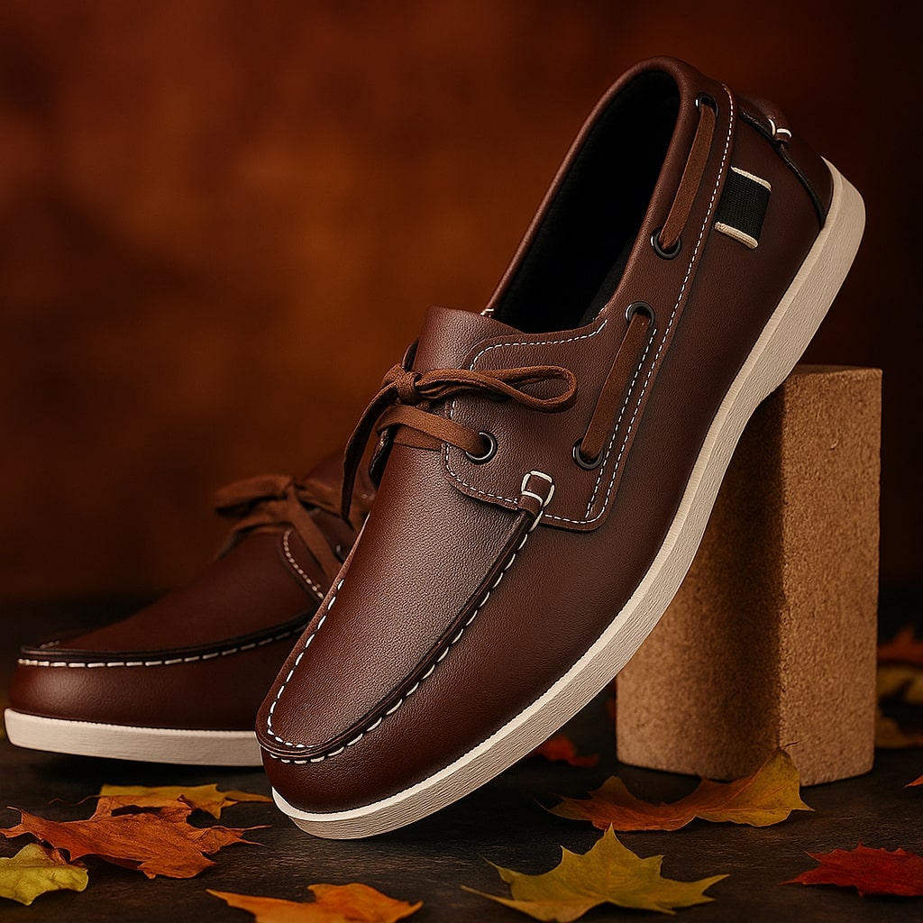 Sergio Leather Boat Shoes