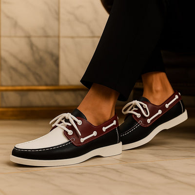 Sergio Leather Boat Shoes