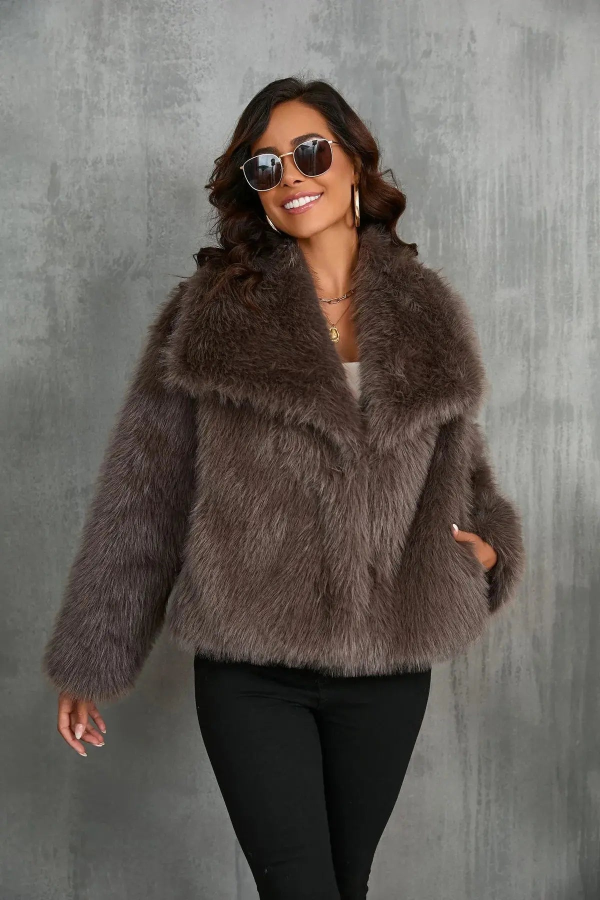 MACY™ | Faux Fur Winter Coat