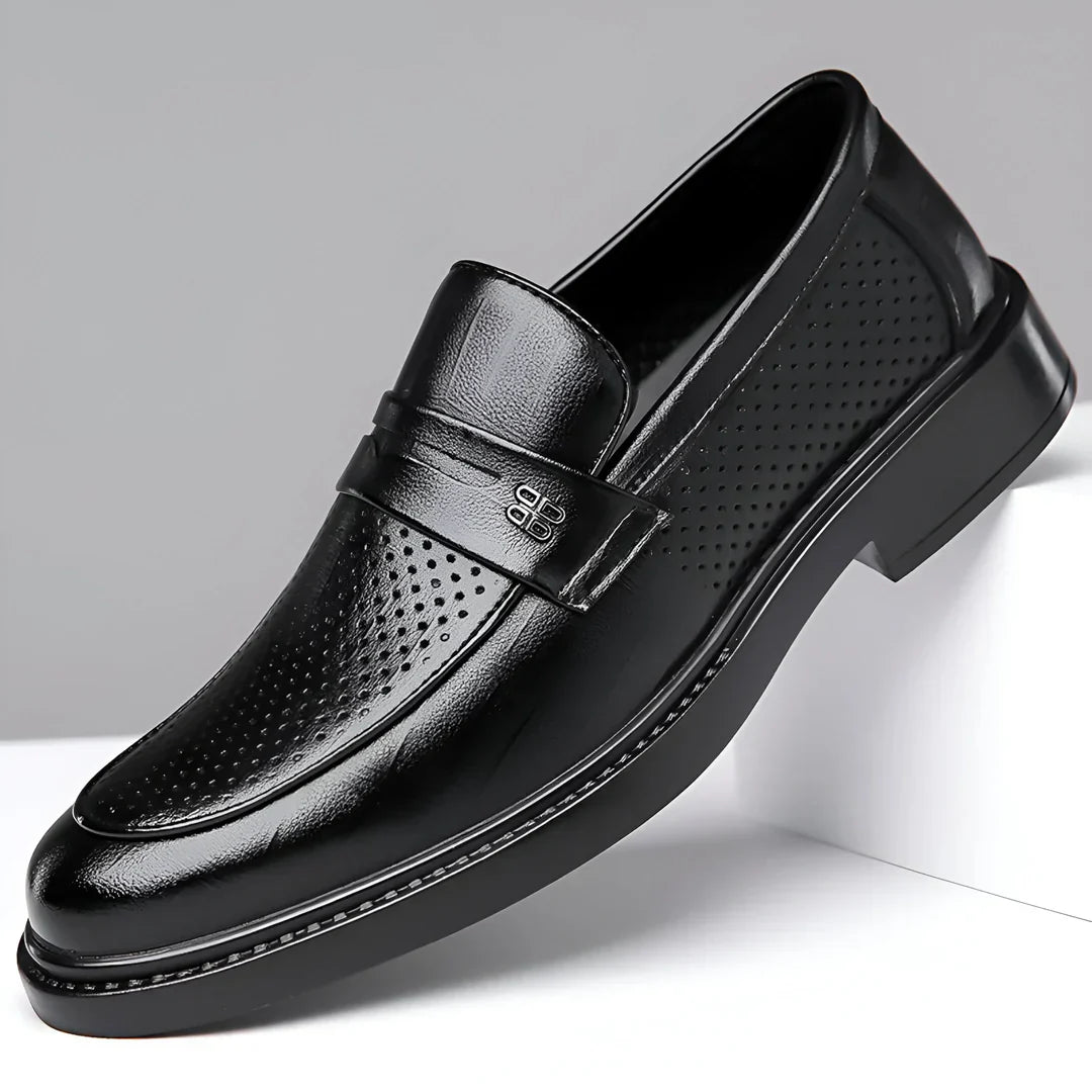 Alessio Aero‑Leather Loafers