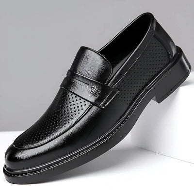 Alessio Aero‑Leather Loafers