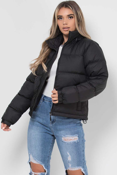 NATALIA™ | Puffer Black Winter Coat