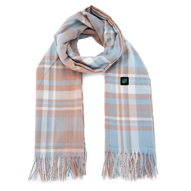 Winter USB Heated Scarf – Cozy Neck & Shoulder Warmer