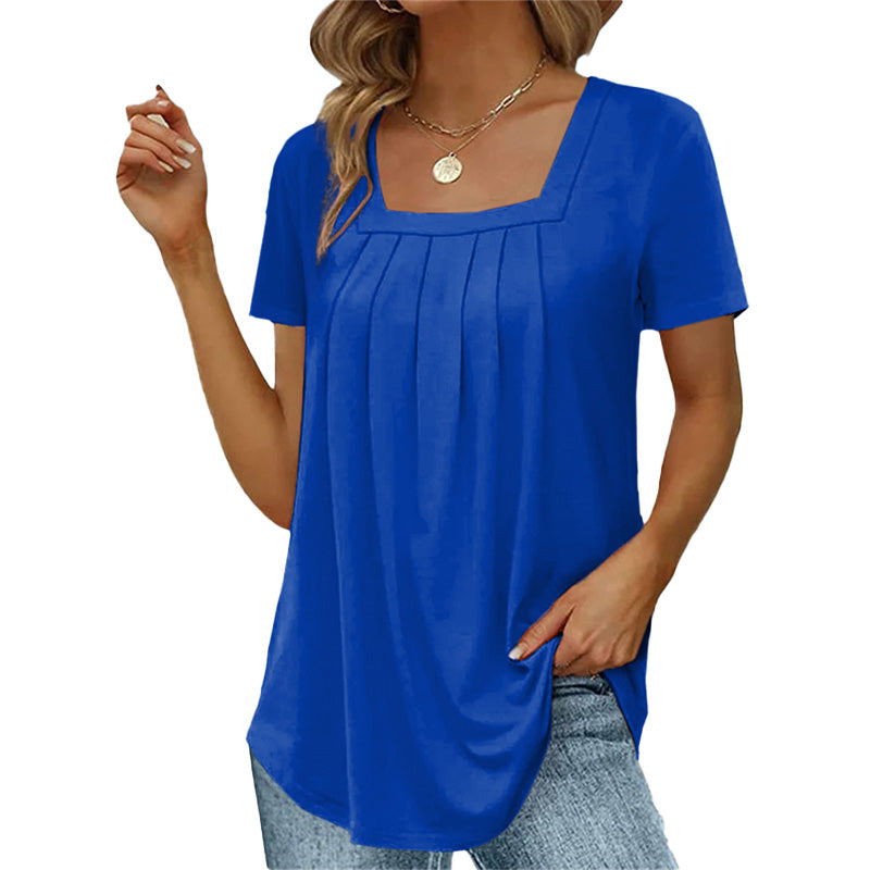 Joyce - Casual Pleated Blouse
