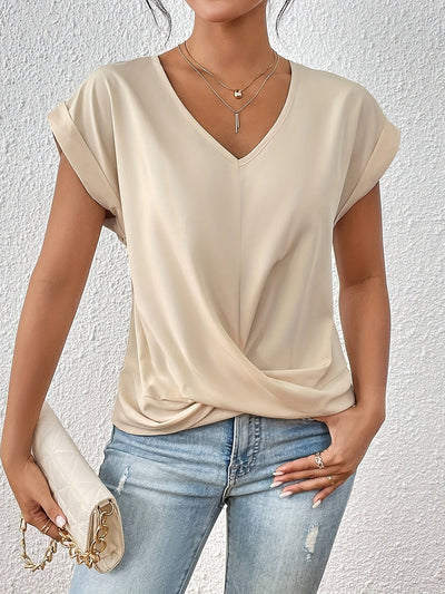 Blakely - Casual V-Neck Blouse