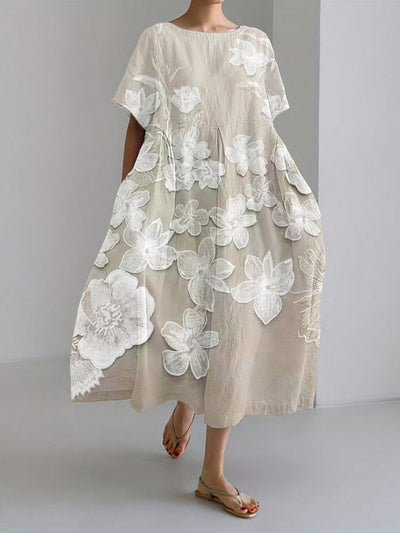 Cirelle - Elegant Floral Print Dress