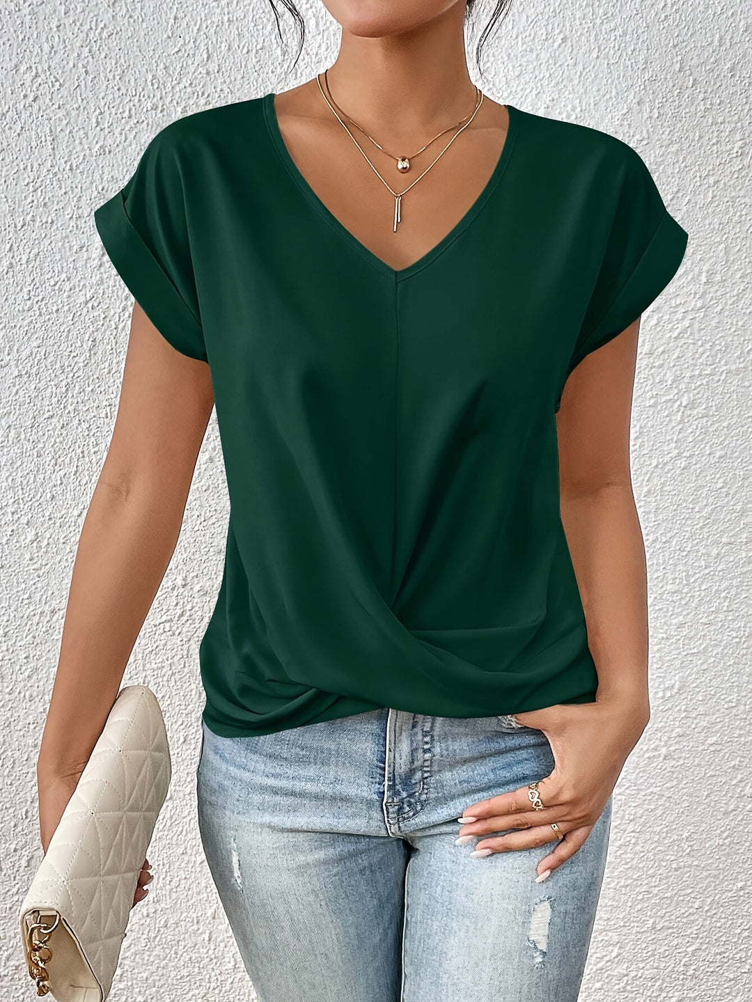 Blakely - Casual V-Neck Blouse