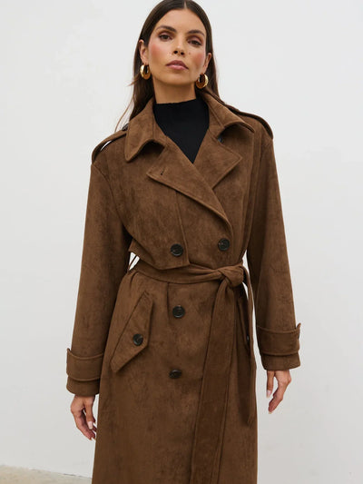 AGNES™ | Trench Coat Winter Jacket