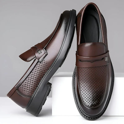 Alessio Aero‑Leather Loafers