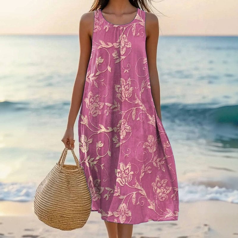 Women's Bohemian Floral Maxi Dress