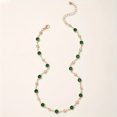 Emerald Green Pendant Necklace