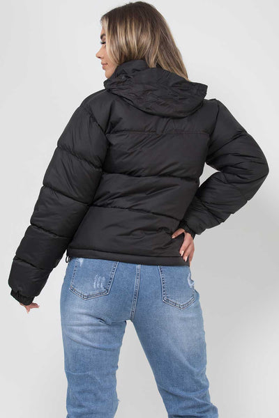 NATALIA™ | Puffer Black Winter Coat