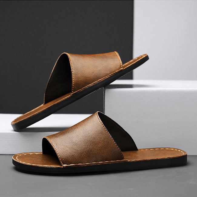 Marco Genuine Leather Slides