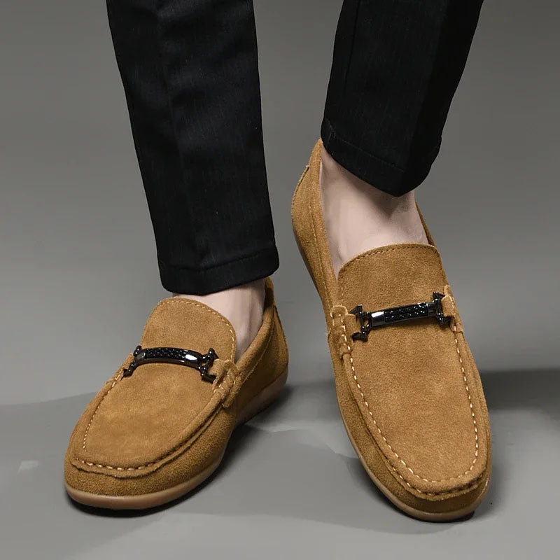 Leandro Leather Driver Loafers