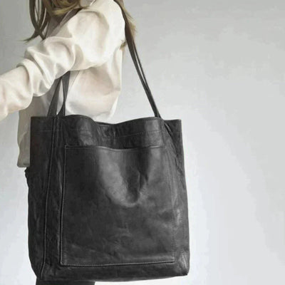 LEATHER SHOULDER BAG "LAILA"