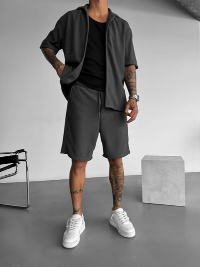 Loose Fit Cord Shorts