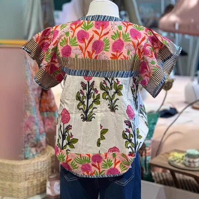 Amelia - Boho Floral Blouse