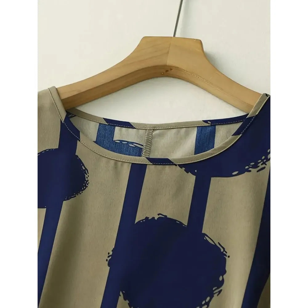 Loose Fit Tummy Covering Dress | ROSE