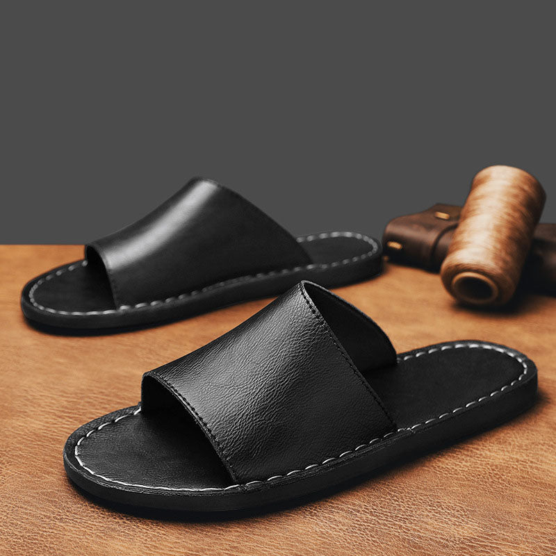 Marco Genuine Leather Slides