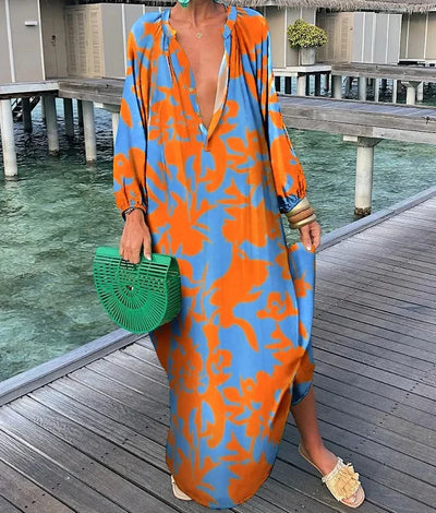 Swirl Tummy Covering Dress | POPPY