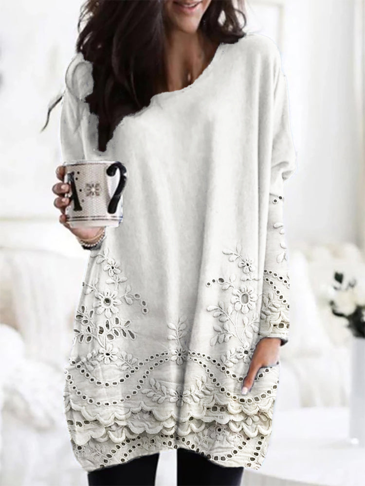Clarissa - Printed Cozy Sweater