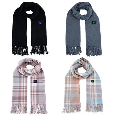 Winter USB Heated Scarf – Cozy Neck & Shoulder Warmer