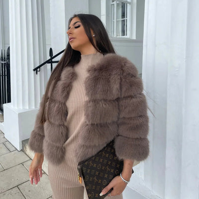 LAUREN™ | Faux Fur Winter Coat