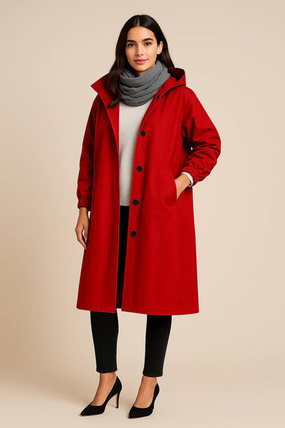 RUBY™ | Trench Coat with Hood