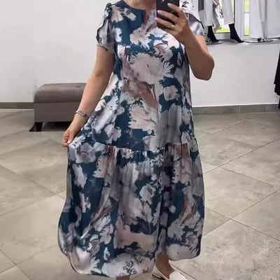 Flowing Floral Summer Dress