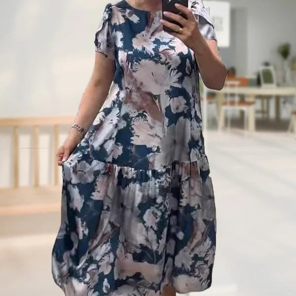 Flowing Floral Summer Dress