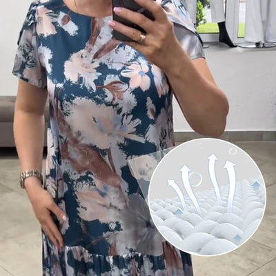 Flowing Floral Summer Dress